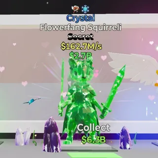 FORTNITE STEAL THE BRAINROT FLOWERFANG SQUIRRELI CRYSTAL