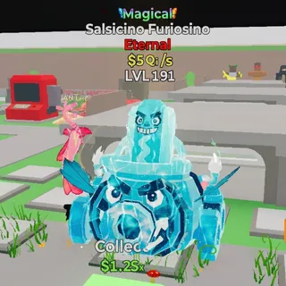 FORTNITE STEAL THE BRAINROT SALSICINO FURIOSINO MAGICAL 5Qi/s LVL 191