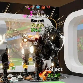 FORTNITE STEAL A BRAINROT MECCAVALLO GOTHIC 5 TRAITS