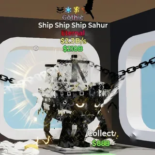 FORTNITE STEAL A BRAINROT SHIP SHIP SHIP SAHUR GOTHIC