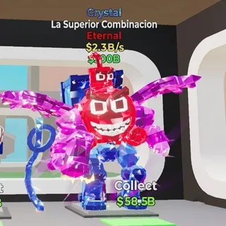 FORTNITE STEAL THE BRAINROT LA SUPERIOR COMBINACION CRYSTAL