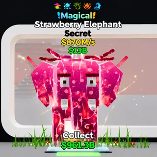 FORTNITE STEAL THE BRAINROT STRAWBERRY ELEPHANT MAGICAL
