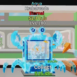 FORTNITE STEAL THE BRAINROT KRABARCADE AQUA 2.3Qi/s LVL 180