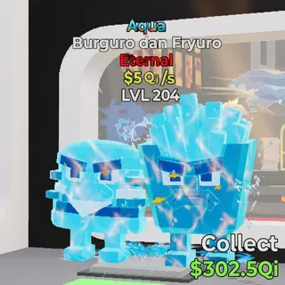 FORTNITE STEAL THE BRAINROT BURGURO DAN FRYURO AQUA