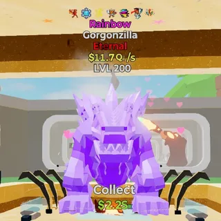 FORTNITE STEAL THE BRAINROT GORGONZILLA RAINBOW 11.7Qi/s LVL 200 7 TRAITS