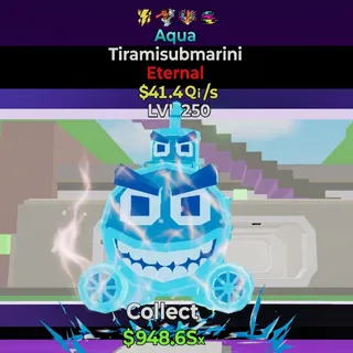 FORTNITE STEAL THE BRAINROT TIRAMISUBMARINI AQUA