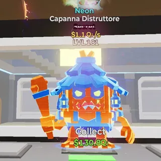 FORTNITE STEAL THE BRAINROT CAPANNA DISTRUTTORE NEON 1.1Qi LVL 181