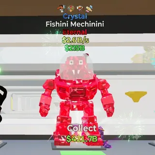 FORTNITE STEAL THE BRAINROT FISHINI MECHININI CRYSTAL 4 TRAITS