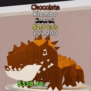 FORTNITE STEAL THE BRAINROT KLOMBO CHOCOLATE