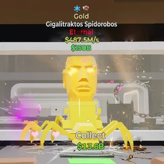 FORTNITE STEAL THE BRAINROT GIGALITRAKTOS SPIDOROBOS GOLD