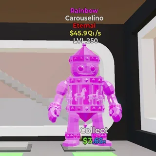 FORTNITE STEAL THE BRAINROT CAROUSELINO RAINBOW MAX LVL