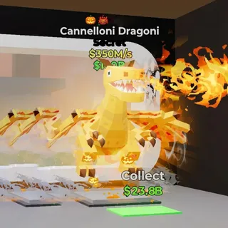 FORTNITE STEAL A BRAINROT CANNELLONI DRAGONI GOLD