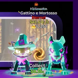 FORTNITE STEAL THE BRAINROT GATTINO E MORTOSSO HALLOWEEN