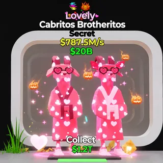 FORTNITE STEAL A BRAINROT CABRITOS BROTHERITOS LOVELY