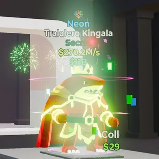 FORTNITE STEAL THE BRAINROT TRALALERO KINGALA NEON