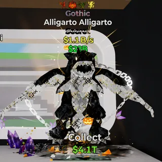 FORTNITE STEAL THE BRAINROT ALLIGARTO ALLIGARTO GOTHIC