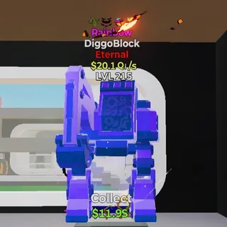 FORTNITE STEAL THE BRAINROT DIGGOBLOCK RAINBOW