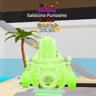 FORTNITE STEAL THE BRAINROT SALSICINO FURIOSINO RAINBOW 10.6Qi/s LVL 200
