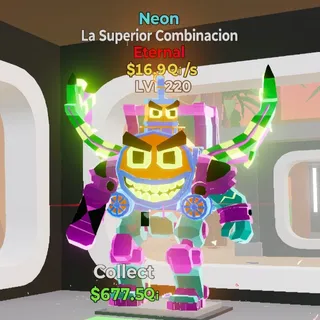 FORTNITE STEAL THE BRAINROT LA SUPERIOR COMBINACION NEON