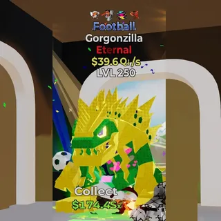 FORTNITE STEAL THE BRAINROT GORGONZILLA FOOTBALL 39.6Qi/s MAX LVL