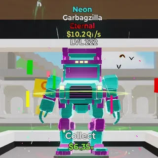 FORTNITE STEAL THE BRAINROT GARBAGZILLA NEON