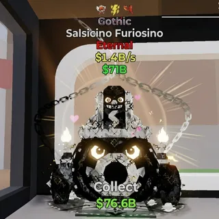 FORTNITE STEAL THE BRAINROT SALSICINO FURIOSINO GOTHIC