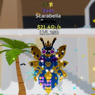 FORTNITE STEAL THE BRAINROT SCARABELLA RAVE