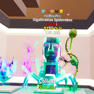 FORTNITE STEAL THE BRAINROT GIGALITRAKTOS SPIDOROBOS HALLOWEEN