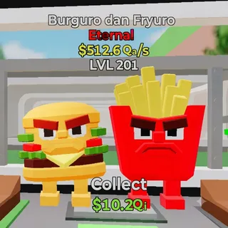 FORTNITE STEAL THE BRAINROT BURGURO DAN FRYURO
