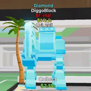 FORTNITE STEAL THE BRAINROT DIGGOBLOCK DIAMOND