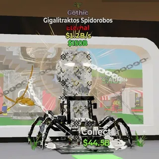 FORTNITE STEAL THE BRAINROT GIGALITRAKTOS SPIDOROBOS GOTHIC