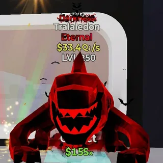 FORTNITE STEAL THE BRAINROT TRALALEDON DARKNESS 33.4Qi/s MAX LVL