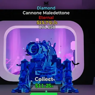 FORTNITE STEAL THE BRAINROT CANNONE MALEDETTONE DIAMOND