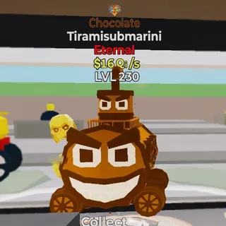 FORTNITE STEAL THE BRAINROT TIRAMISUBMARINI CHOCOLATE