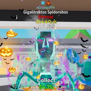 FORTNITE STEAL THE BRAINROT GIGALITRAKTOS SPIDOROBOS HALLOWEEN