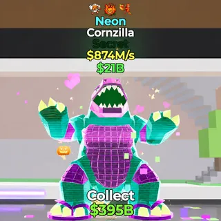 FORTNITE STEAL A BRAINROT CORNZILLA NEON