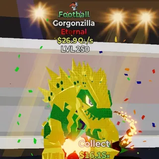 FORTNITE STEAL THE BRAINROT GORGONZILLA FOOTBALL 26.9Qi/s MAX LVL