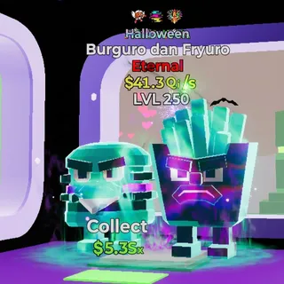 FORTNITE STEAL THE BRAINROT BURGURO DAN FRYURO HALLOWEEN