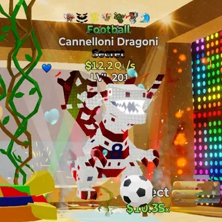 FORTNITE STEAL THE BRAINROT CANNELLONI DRAGONI FOOTBALL 12.2Qi/s LVL 201 7 TRAITS