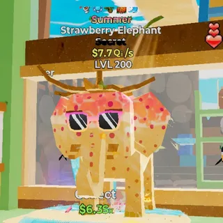 FORTNITE STEAL THE BRAINROT STRAWBERRY ELEPHANT SUMMER 7.7Qi/s LVL 200