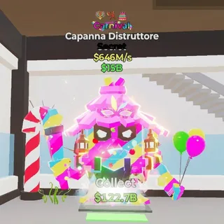FORTNITE STEAL A BRAINROT CAPANA DISTRUTTORE CARNIVAL