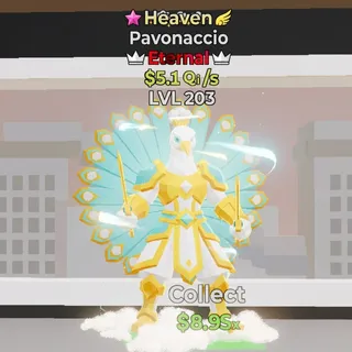 FORTNITE STEAL THE BRAINROT PAVONACCIO HEAVEN