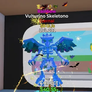 FORTNITE STEAL THE BRAINROT VULTURINO SKELETONO RAINBOW