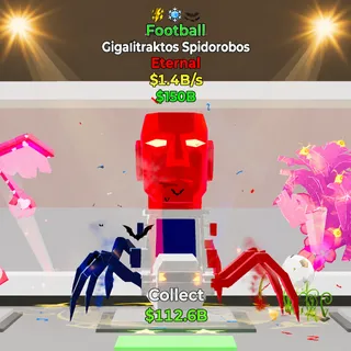 FORTNITE STEAL THE BRAINROT GIGALITRAKTOS SPIDOROBOS FOOTBALL