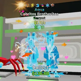 FORTNITE STEAL THE BRAINROT CABRITOS BROTHERITOS AQUA 
