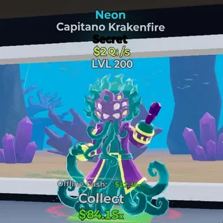 FORTNITE STEAL THE BRAINROT CAPITANO KRAKENFIRE NEON