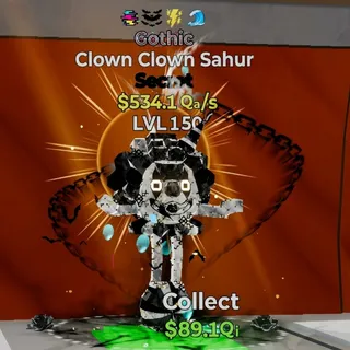 FORTNITE STEAL THE BRAINROT CLOWN CLOWN SAHUR GOTHIC