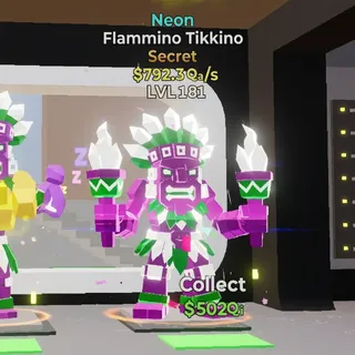 FORTNITE STEAL THE BRAINROT FLAMMINO TIKKINO NEON
