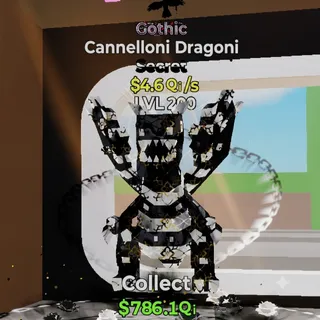FORTNITE STEAL THE BRAINROT CANNELLONI DRAGONI GOTHIC 4.6Qi/s LVL 200