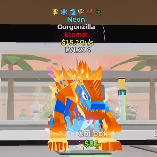 FORTNITE STEAL THE BRAINROT GORGONZILLA NEON